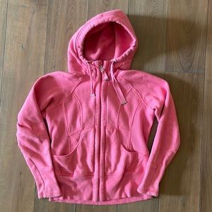 Zella Pink Hoodie Zipper Jacket- size L